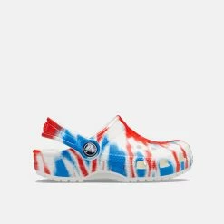Crocs Kids' Classic Tie Dye Graphic Clog