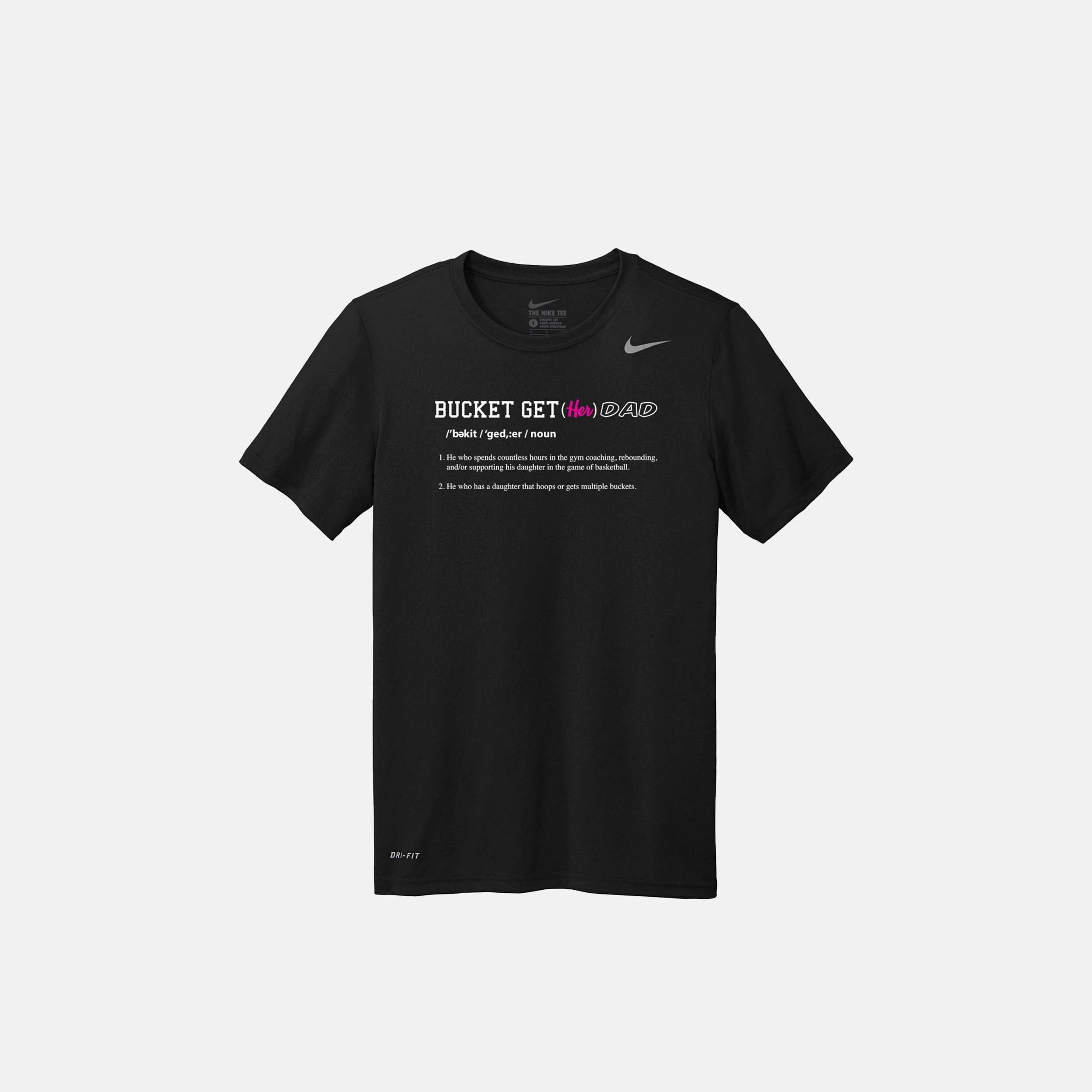 Bucket Get(Her) Dad Definition Tee, Black