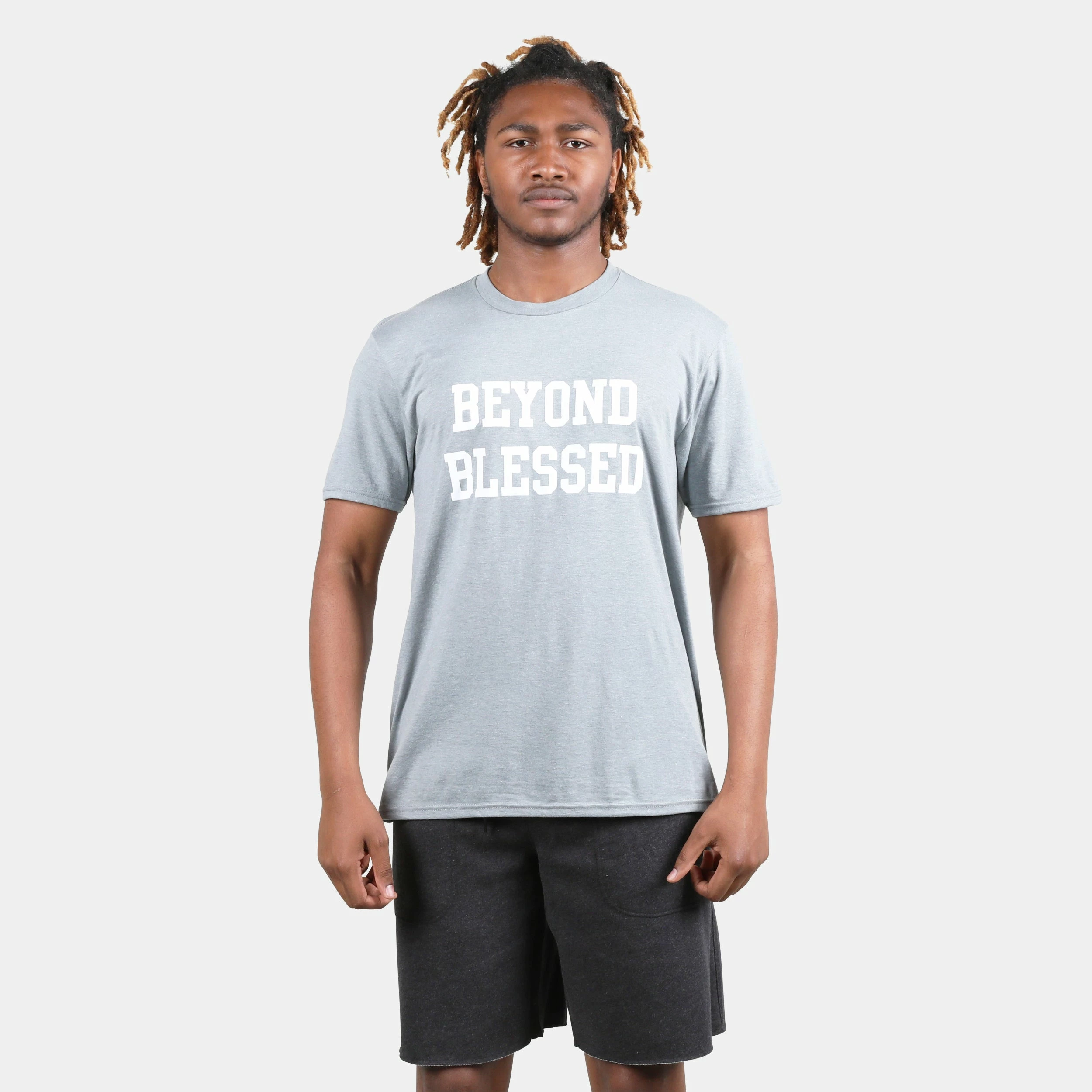 Beyond Blessed Text Short Sleeve Tee - Image 2