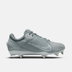 Nike Women's Hyperdiamond 4 Elite Softball Cleats, Wolf Grey/Pure Platinum