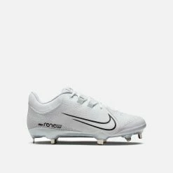 Nike Women's Hyperdiamond 4 Pro Softball Cleats, White/Pure Platinum