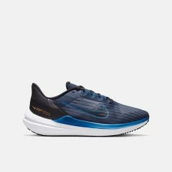 Nike Men's Air Winflo 9 Running Shoe, Obsidian/Dark Marina Blue