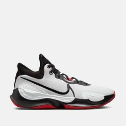 Nike Men's Renew Elevate 3 Basketball Shoes, White/Black