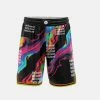 Hoop Culture Different Groove Hoop Shorts, Black/Multi