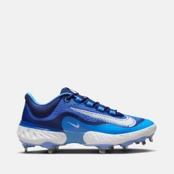 Nike Men's Alpha Huarache Elite 4 Low Baseball Cleats, Hyper Royal