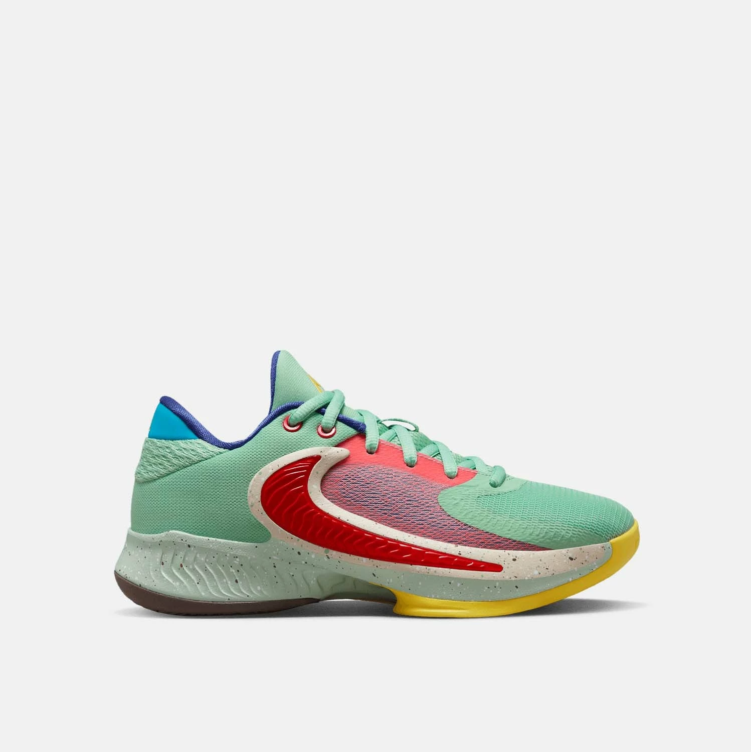 Nike Kids' Freak 4 SE Basketball Shoes, Enamel Green/University Red