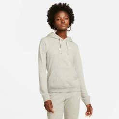 Nike Women's Sportswear Club Fleece Pullover Hoodie, Heather