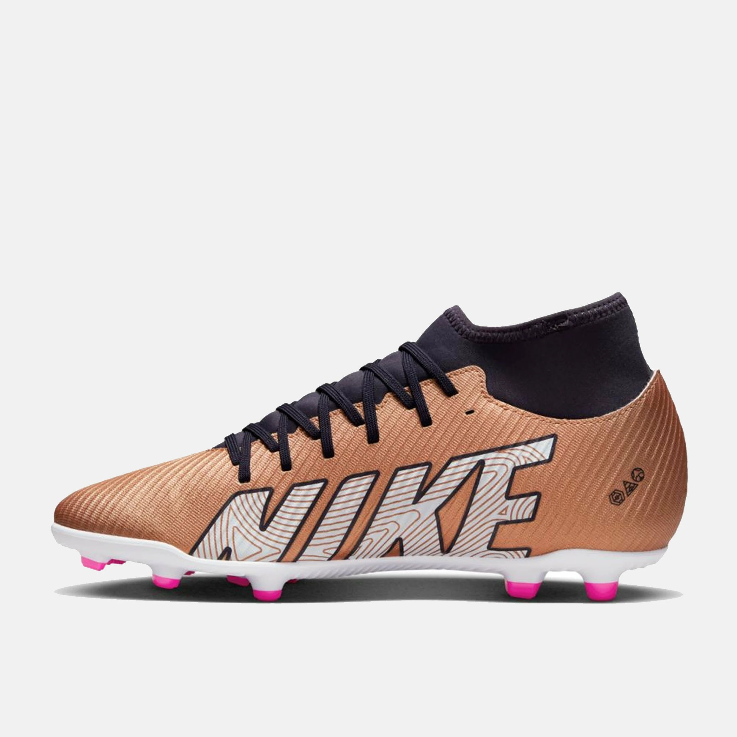 Nike Men's Mercurial Superfly 9 Club Multi-Ground Soccer Cleat, Metallic Copper - Image 2