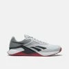 Reebok Men's Nano X2 Training Shoes, White/Grey/Vector Red