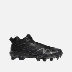 ADIDAS Kids’ Freak Spark Mid Football Cleats, Black/Night Metallic