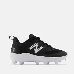 New Balance Women's Fresh Foam Velo V3 Molded Softball Cleats, Black/White