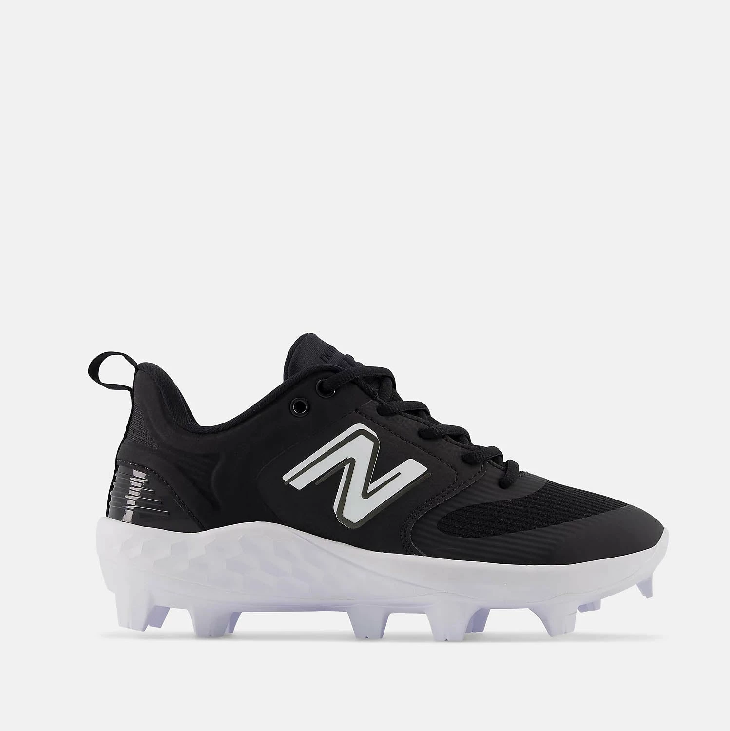 New Balance Women's Fresh Foam Velo V3 Molded Softball Cleats, Black/White